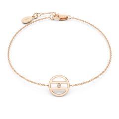 Equal Access Diamond Rose Gold Vermeil Bracelet