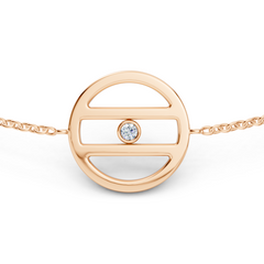 Equal Access Diamond Rose Gold Vermeil Bracelet