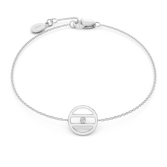 Equal Access Diamond White Gold Vermeil Bracelet
