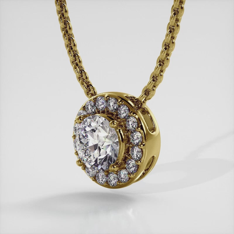 Halo Love Pendant Necklace