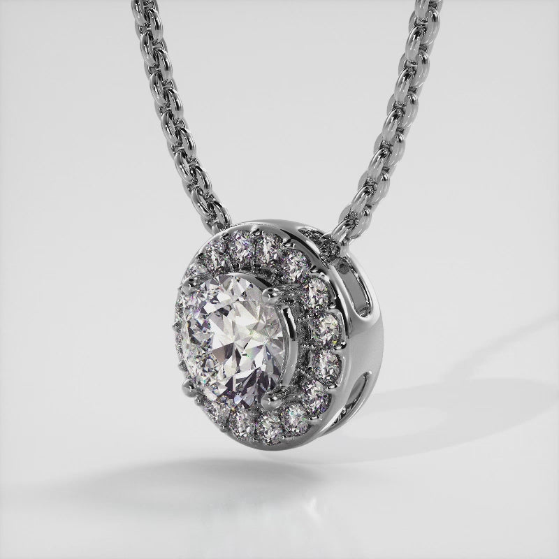 Halo Love Pendant Necklace