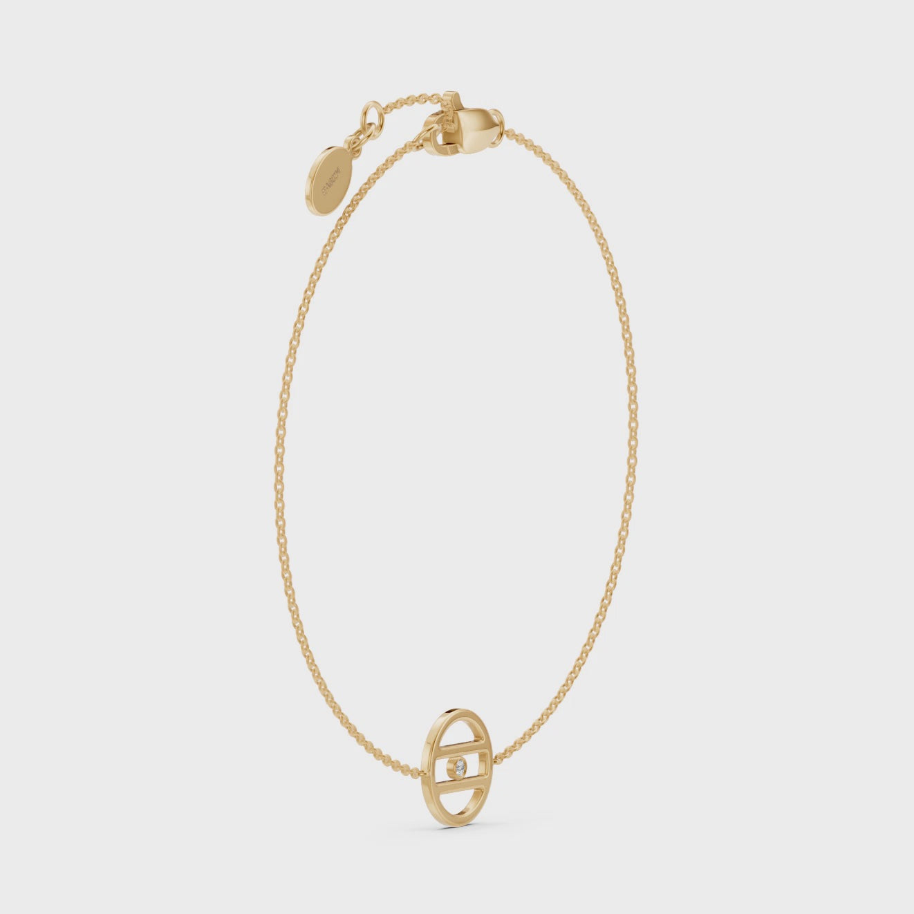 Equal Access Diamond Yellow Gold Vermeil Bracelet